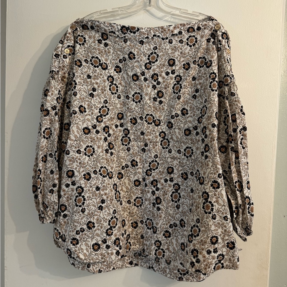 BURU Button sleeve blouse NWOT size 2X